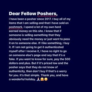 Everyone should be kind to one another.